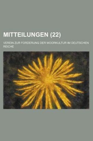 Cover of Mitteilungen (22 )