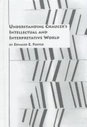 Book cover for Understanding Chaucer's Intellectual and Interpretative World