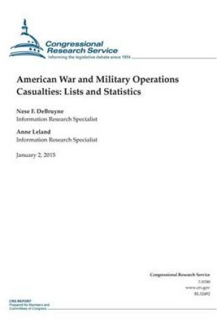 Cover of American War and Military Operations Casualties