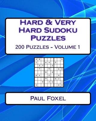 Book cover for Hard & Very Hard Sudoku Puzzles Volume 1