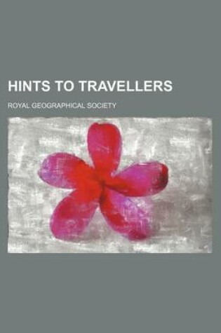 Cover of Hints to Travellers