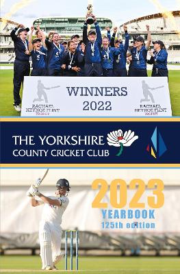 Book cover for The Yorkshire County Cricket Yearbook 2023