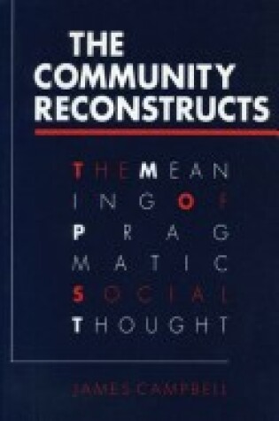 Cover of The Community Reconstructs