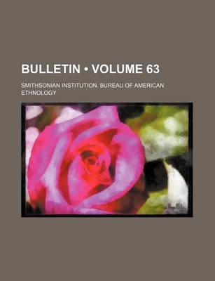 Book cover for Bulletin (Volume 63)