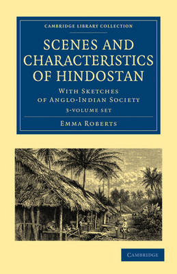 Cover of Scenes and Characteristics of Hindostan 3 Volume Set
