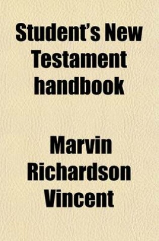 Cover of Student's New Testament Handbook