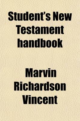 Book cover for Student's New Testament Handbook