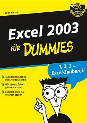 Book cover for Excel 2003 für Dummies