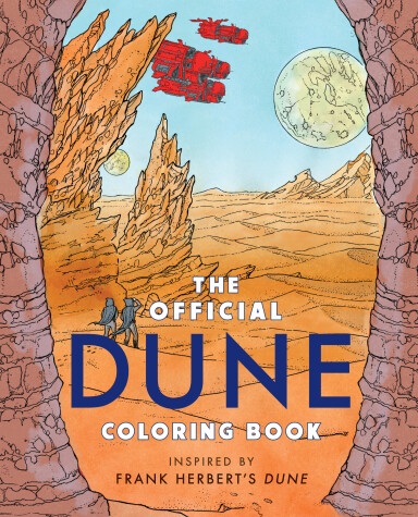 Book cover for The Official Dune Coloring Book
