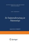 Book cover for Die Fundamentalbetrachtung Der Phänomenologie