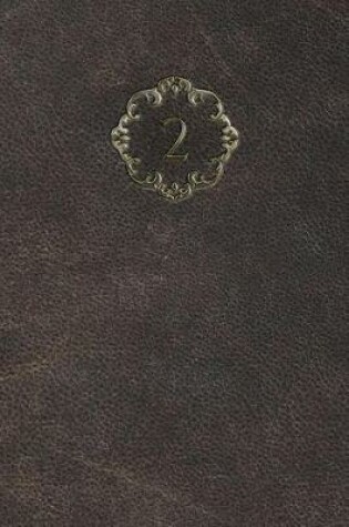 Cover of Monogram "2" Notebook