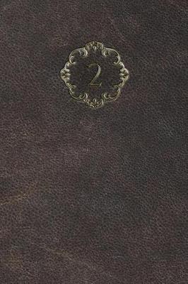 Book cover for Monogram "2" Notebook
