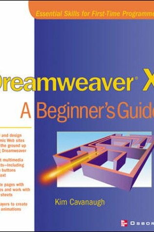 Cover of Dreamweaver X: a Beginner's Guide