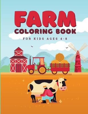 Book cover for Farm Coloring Book