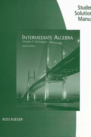 Cover of Intermediate Algebra Student Solutions Manual