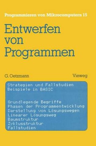 Cover of Entwerfen von Programmen