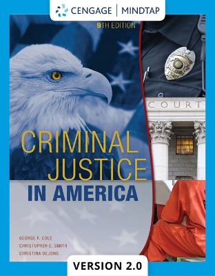 Book cover for Mindtapv2.0 for Cole's Criminal Justice in America, 1 Term Printed Access Card