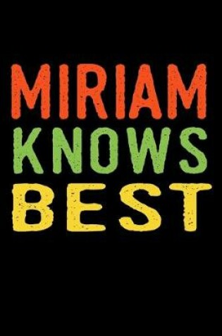 Cover of Miriam Knows Best