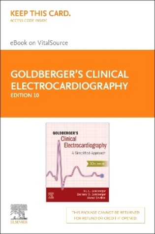 Cover of Goldberger's Clinical Electrocardiography Elsevier eBook on Vitalsource (Retail Access Card)