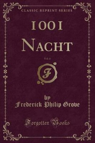 Cover of 1001 Nacht, Vol. 4 (Classic Reprint)