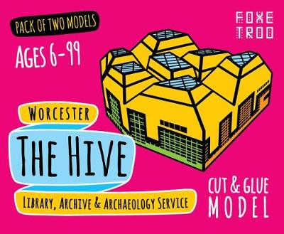 Book cover for The Hive Library, Worcester: Cut Out Paper Model