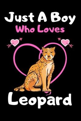 Book cover for Just a boy who loves leopard