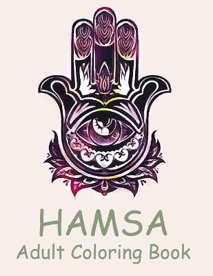 Book cover for Hamsa Adult Coloring Book