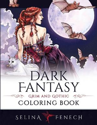 Book cover for Dark Fantasy Coloring Book
