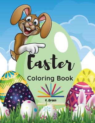 Book cover for Easter Coloring Book