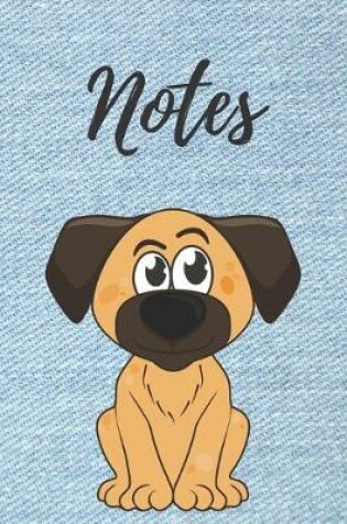 Cover of Notes Hund DIN A5 Notizbuch / Tagebuch / Malbuch blanko