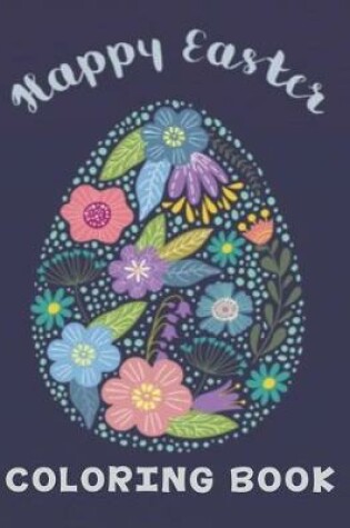 Cover of Happy Easter Coloring Book.