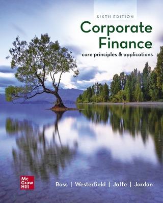 Book cover for ISE Corporate Finance: Core Principles and Applications