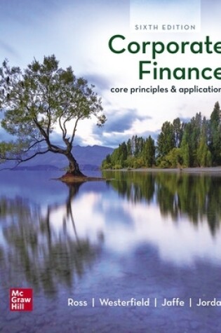 Cover of ISE Corporate Finance: Core Principles and Applications