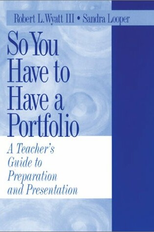 Cover of So You Have to Have a Portfolio