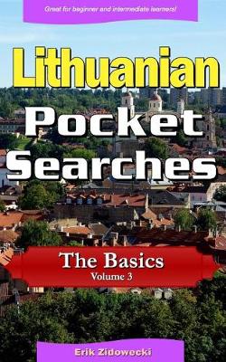 Book cover for Lithuanian Pocket Searches - The Basics - Volume 3