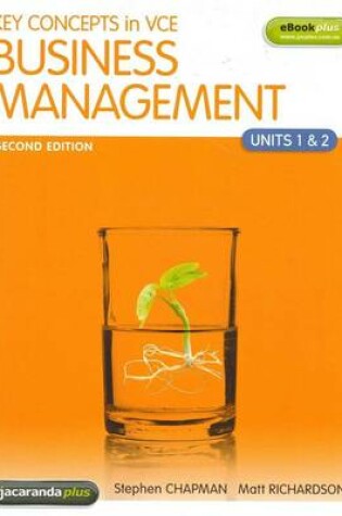 Cover of Key Concepts in VCE Business Management Units 1&2 2E and EBookPLUS