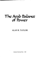 Book cover for The Arab Balance of Power