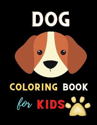 Book cover for Dog coloring book for kids