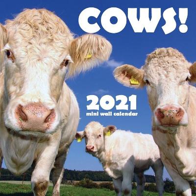 Cover of Cows! 2021 Mini Wall Calendar