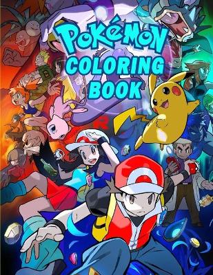 Book cover for pokemon coloring book