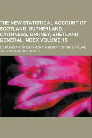 Cover of The New Statistical Account of Scotland Volume 15