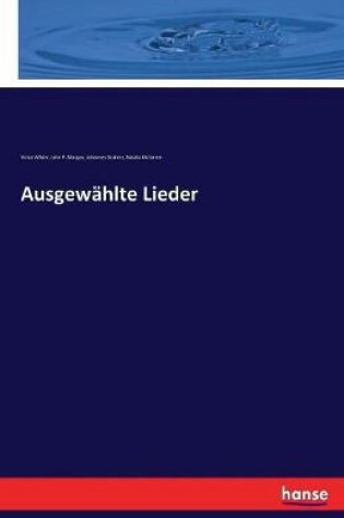 Cover of Ausgewählte Lieder