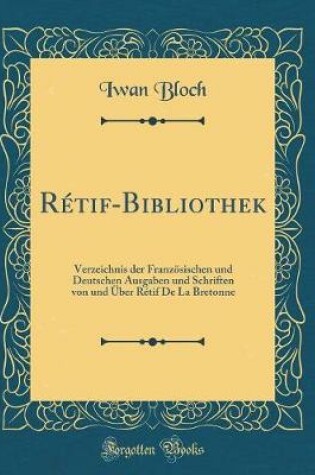 Cover of Rétif-Bibliothek