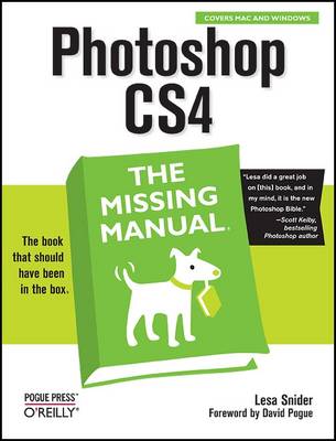 Book cover for Photoshop CS4: The Missing Manual