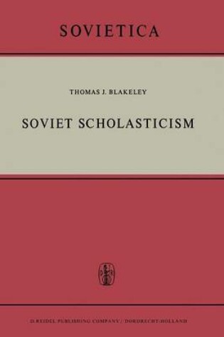 Cover of Soviet Scholasticism