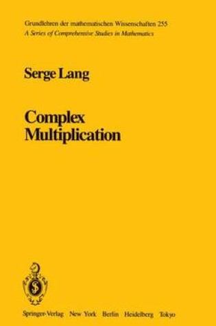Cover of Complex Multiplication