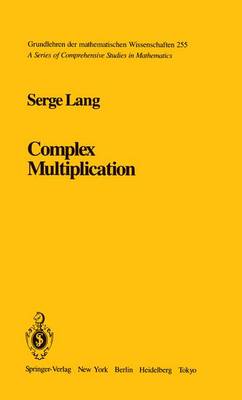 Book cover for Complex Multiplication