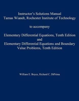 Book cover for Instructor's Solution Manual to Accompany Elementary Differential Equations