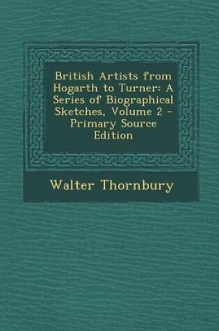 Cover of British Artists from Hogarth to Turner