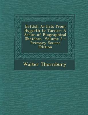 Book cover for British Artists from Hogarth to Turner